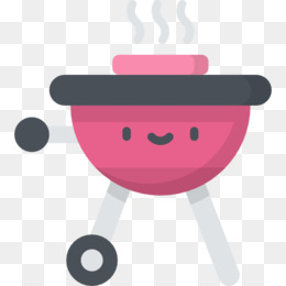 Grillowa różowa emotikonka